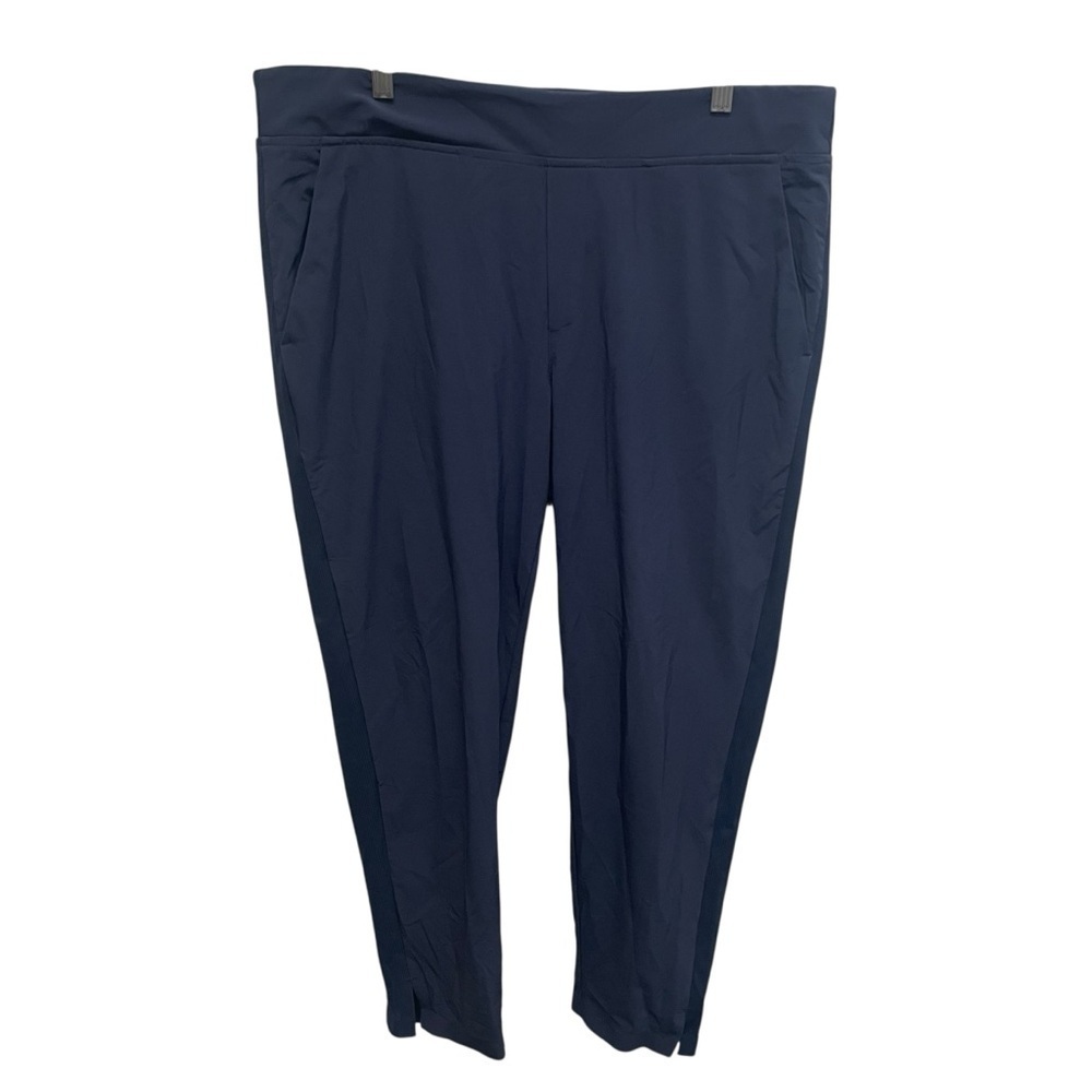 Athleta Brooklyn Mid Rise Ankle Pant navy blue women’s size 14
